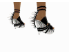 Black punk heels