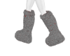 CHEVRON FUR BOOTS
