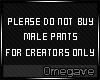 [OM]Base Male Pants