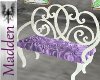 {K} Lilac wedding Bench