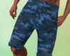 Blue Camo Shorts (M)