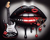 3D MARILYN MANSON LIPS