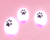 Pink Paw Lamps