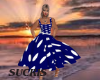 60/70/80S BLUE DRESS
