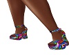 Rainbow Studded Heels