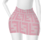 RB | Pink "F" Set Skirt