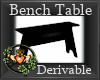 Black Bench Table