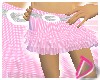 ~D Pink dot ruffle skirt