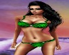Susan Hot Green Bikini#1