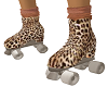 roller skates F leopard