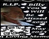 PIC  IN MEMORY OF BILLY