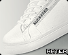 ✘ White Sneakers.