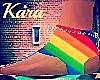 Colorful Rainbow sandals