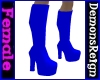 Platform Boots - Blue