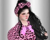 TZ Headband Leopard pink
