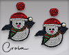 C | Snowman Earrings