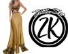 ZK- Golden dress
