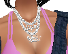 Double chain necklace -F