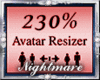 L- AVATAR SCALER 230% M/F