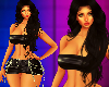 Faux Leather Set Chains