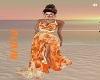 Orange Flower Gown