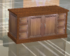 Reflective Wood Cabinet