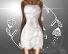 (BR) White Rose Dress