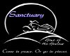 Sanctuary private sign