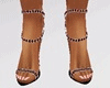 Lea Silver-Ruby Sandals