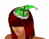 GREEN CHRISTMAS HAT