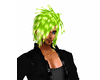 green emo hair