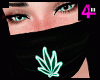 Cannabis Neon Mask - F
