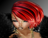 Rihanna red/blk