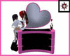(N) Pink Heart Dresser