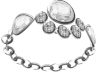 Gigi White Bracelets