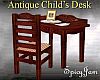Antq Child's Desk Girl