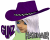 @Purple suede Hat & Hair