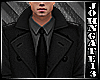Black Open Coat + Tie