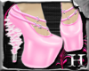 +H+ PVC Spike Janes Pink