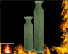 HF Green Vases