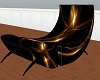 Gold Black Moon Chair