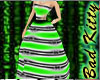 Kitty Green Matrix Gown