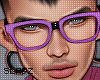 !!S Nerd Glasses Purple