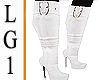 LG1 White BMXXL Boots