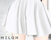 ▶︎ Mini skirt white
