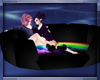 Dark Rainbow Pillow Bed