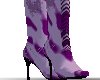 Purple Designer Boots