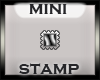 Mini Stamp Zebra