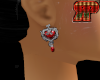 RP Ruby Heart Earrings