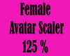 Fem Avatar Scaler 125%